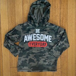 Camouflage Kids Hoodie - Be Awesome Everyday